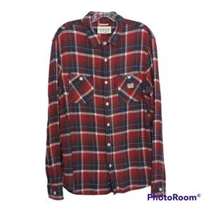 Denim & Supply Shirt Men's Large Ralph Lauren Button Up Regular Fit Long Sleeve